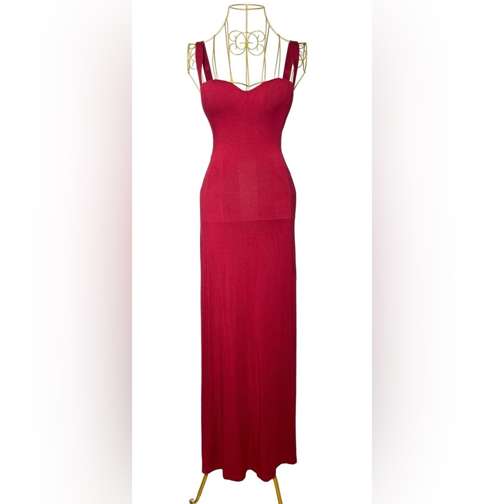 Cosabella Hot Pink Maxi Dress with Cutout Back - Picture 4 of 13